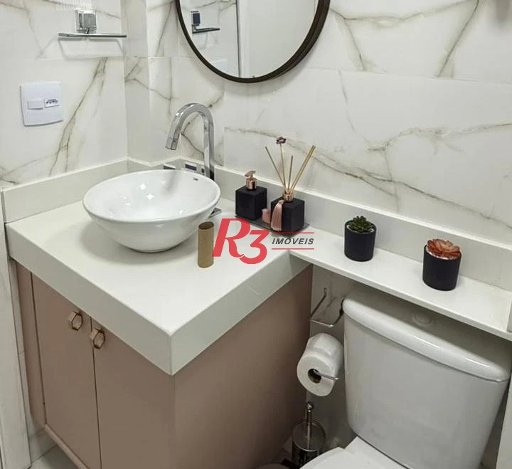 Apartamento com 1 dormitório à venda, 67 m² por R$ 375.000,00 - José Menino - Santos/SP