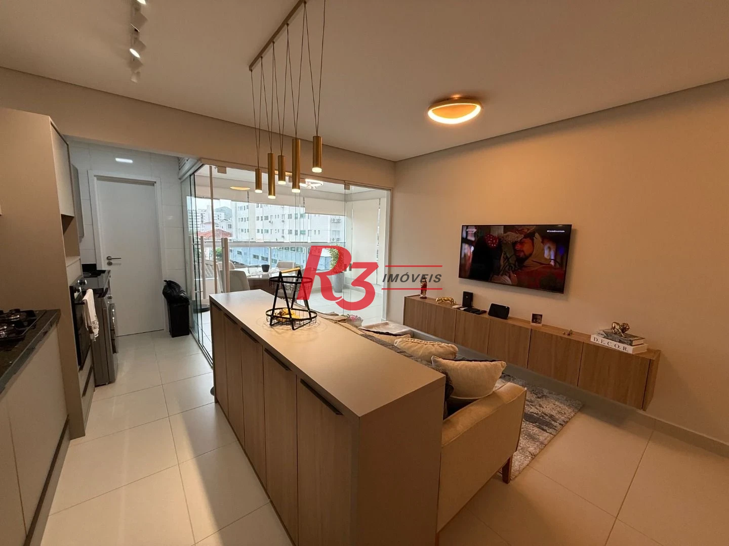 Apartamento com 2 dormitórios à venda, 72 m² por R$ 845.000,00 - Campo Grande - Santos/SP