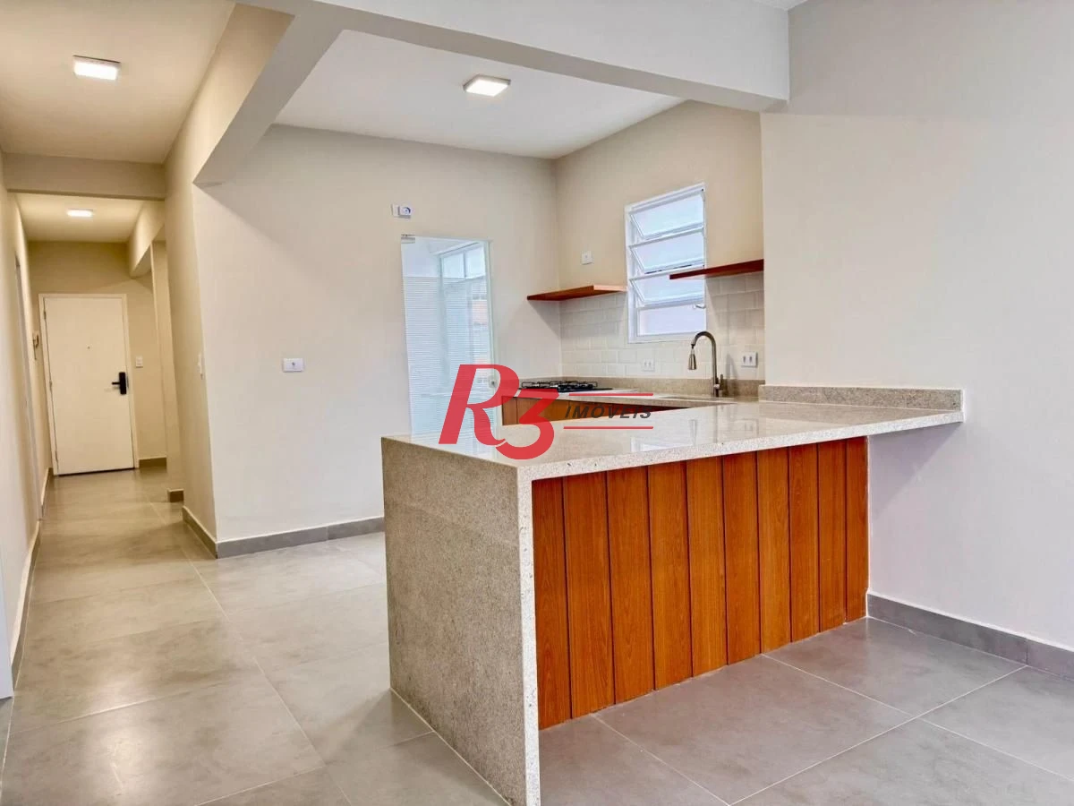 Apartamento com 2 dormitórios à venda, 93 m² por R$ 650.000,00 - Boqueirão - Santos/SP