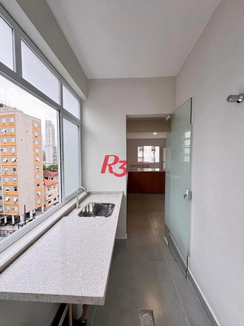 Apartamento com 2 dormitórios à venda, 93 m² por R$ 650.000,00 - Boqueirão - Santos/SP
