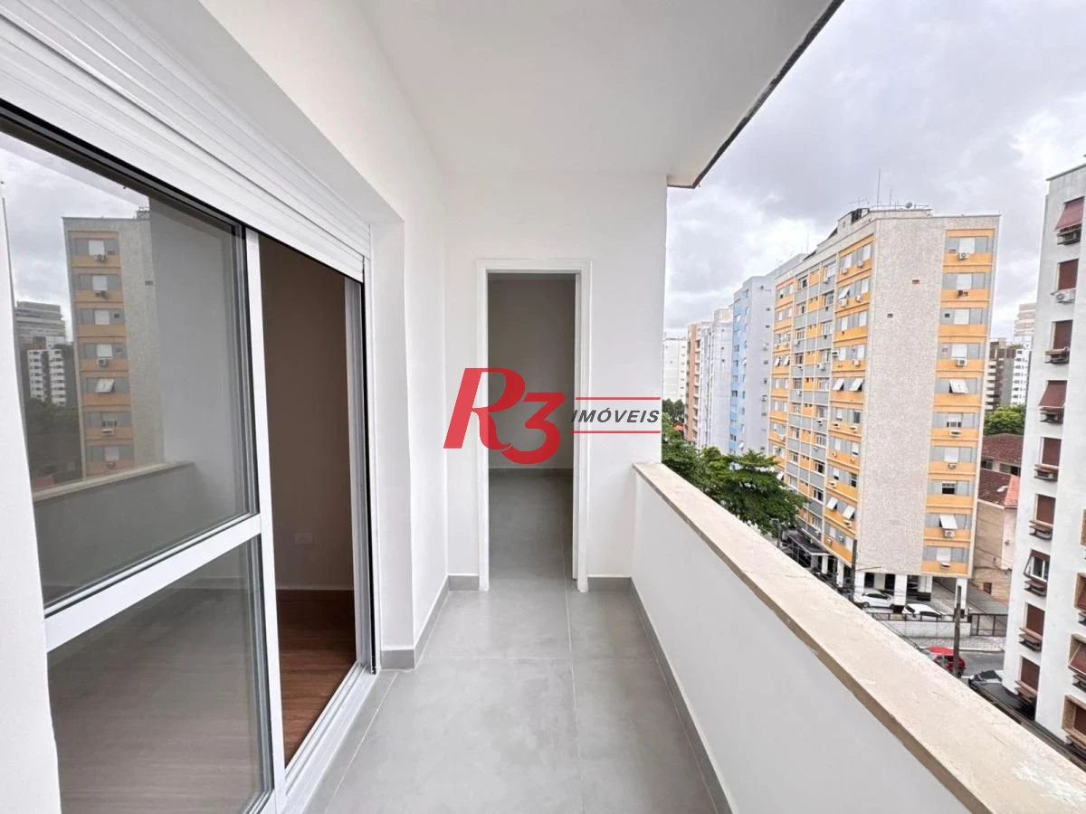Apartamento com 2 dormitórios à venda, 93 m² por R$ 650.000,00 - Boqueirão - Santos/SP