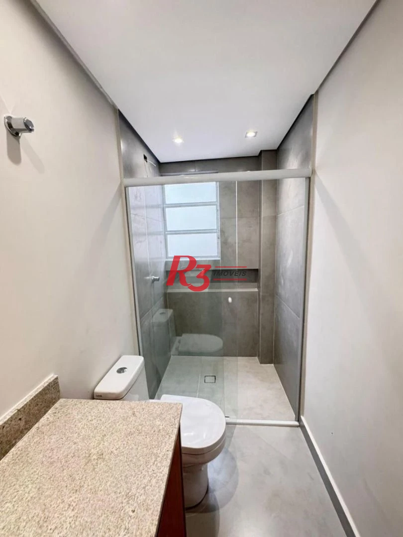 Apartamento com 2 dormitórios à venda, 93 m² por R$ 650.000,00 - Boqueirão - Santos/SP