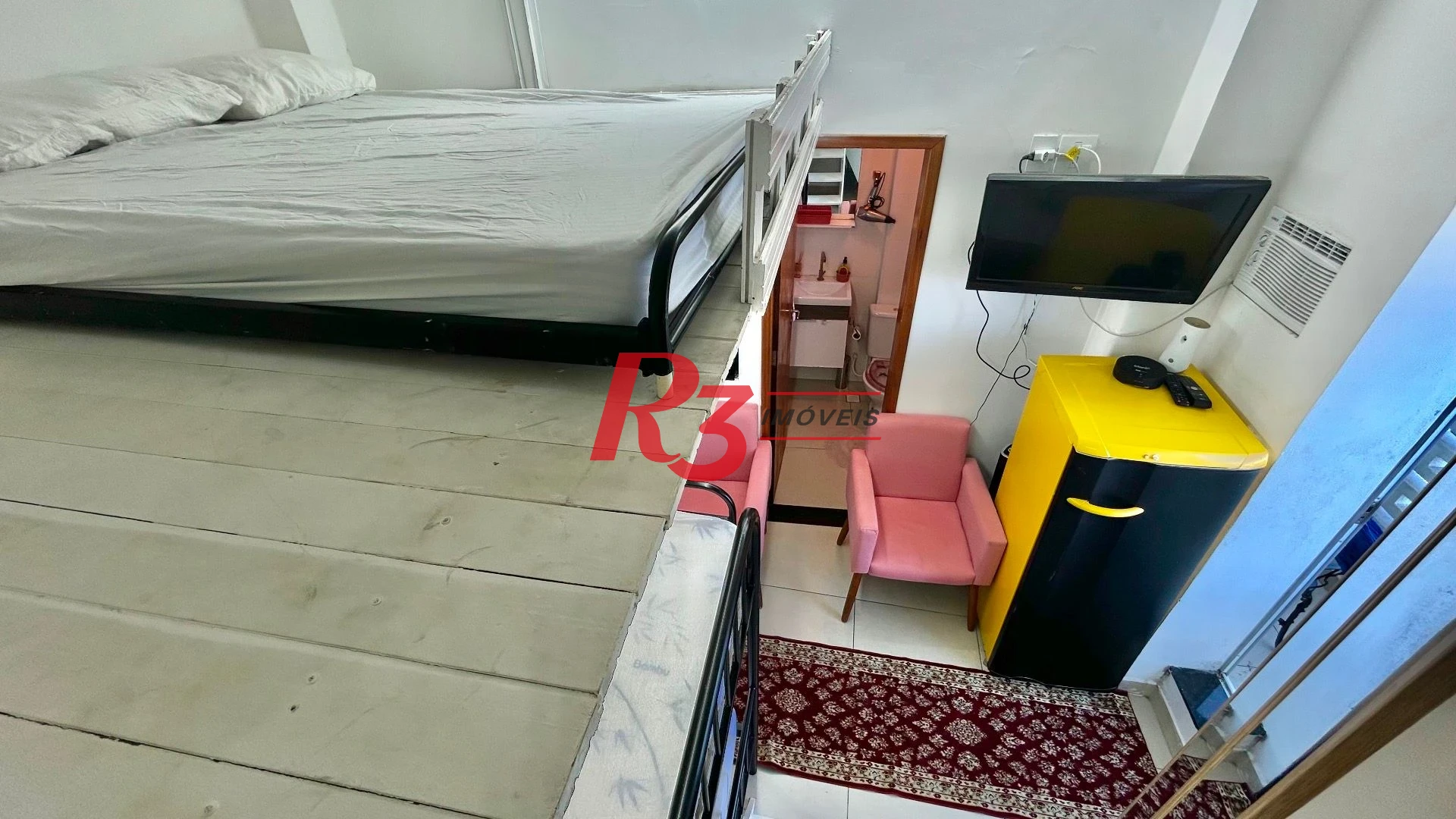 Kitnet com 1 dormitório à venda, 30 m² por R$ 320.000,00 - Itararé - São Vicente/SP