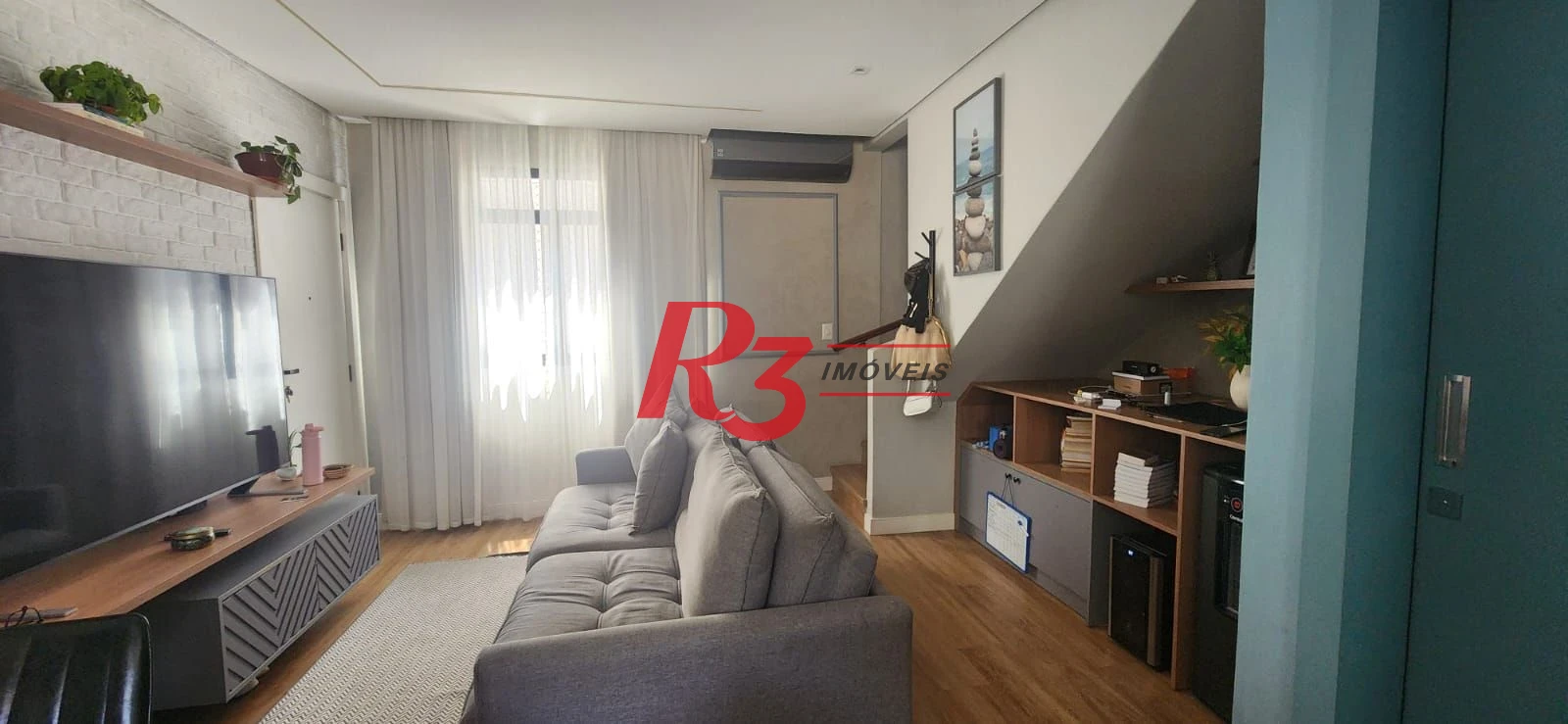 Apartamento com 2 dormitórios à venda, 86 m² por R$ 460.000,00 - Aparecida - Santos/SP