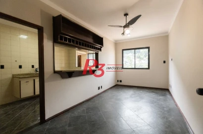 Apartamento com 2 dormitórios para alugar, 86 m² por R$ 3.690,00/mês - Marapé - Santos/SP
