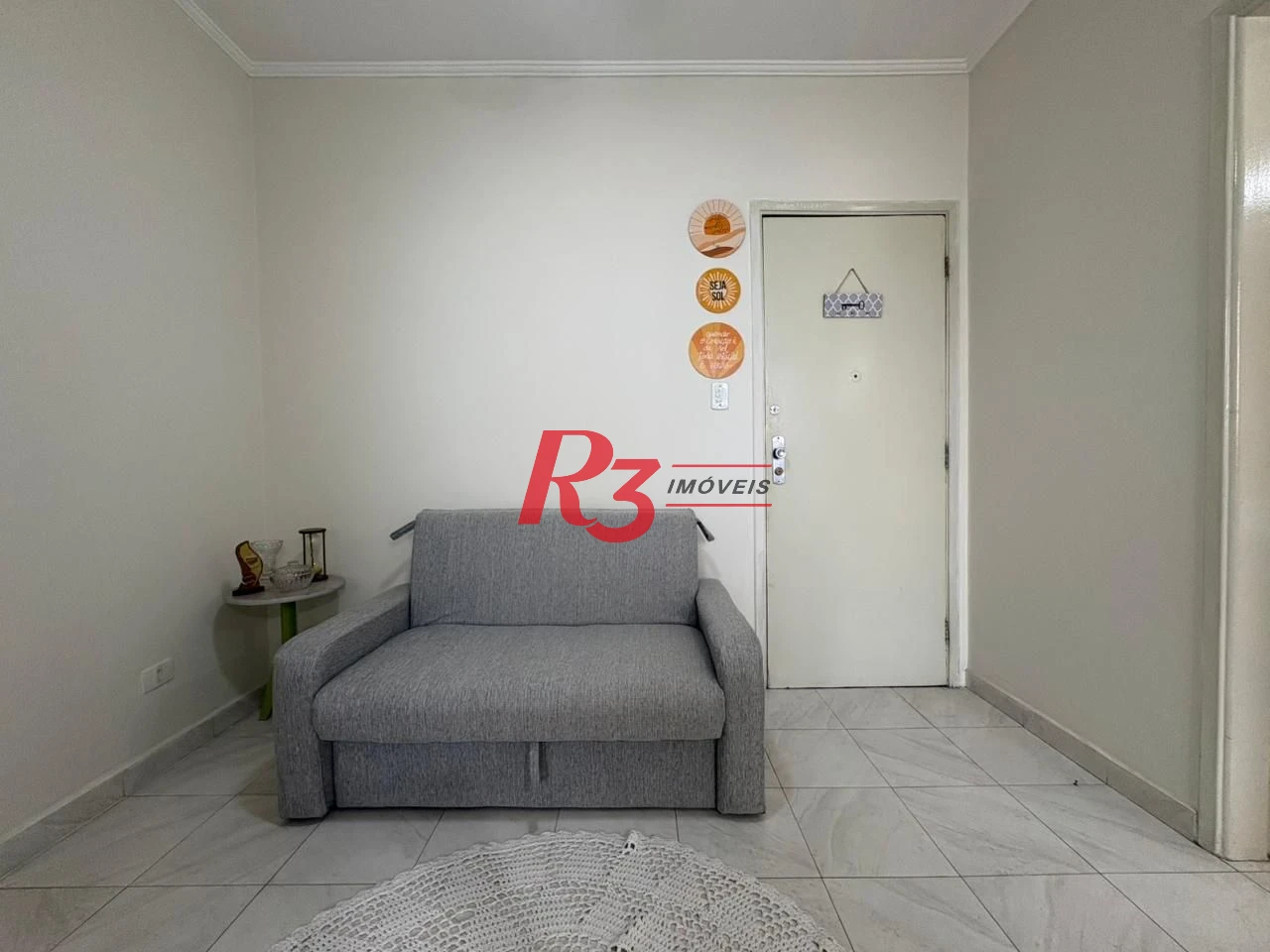 Apartamento com 1 dormitório para alugar, 42 m² por R$ 3.200,00/mês - Aparecida - Santos/SP