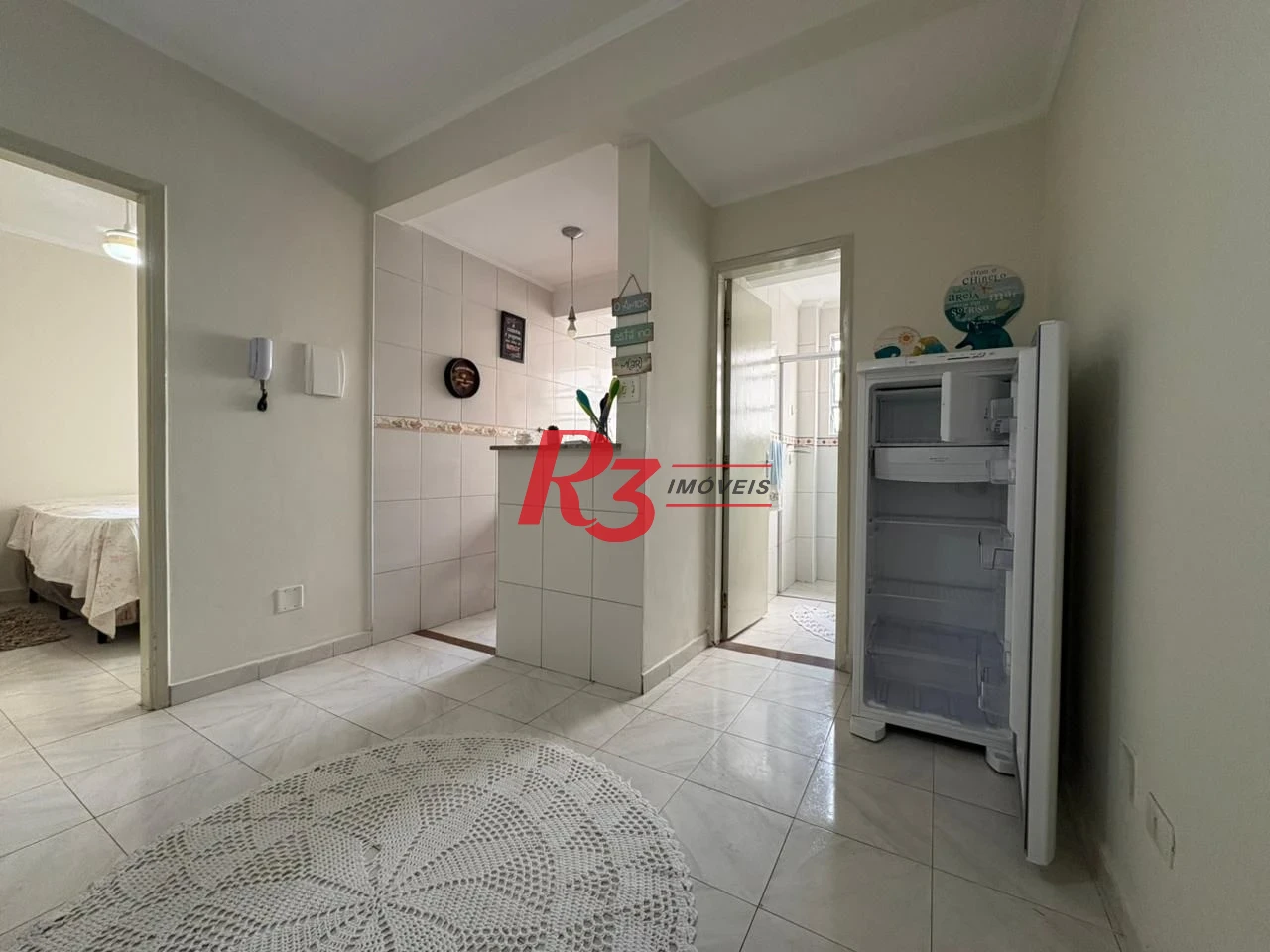 Apartamento com 1 dormitório para alugar, 42 m² por R$ 3.200,00/mês - Aparecida - Santos/SP
