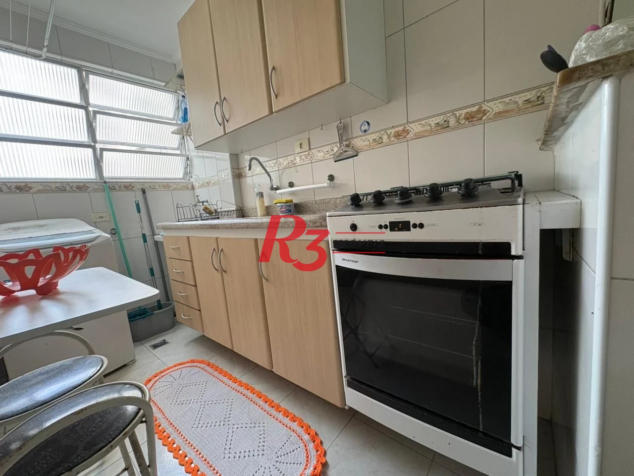 Apartamento com 1 dormitório para alugar, 42 m² por R$ 3.200,00/mês - Aparecida - Santos/SP
