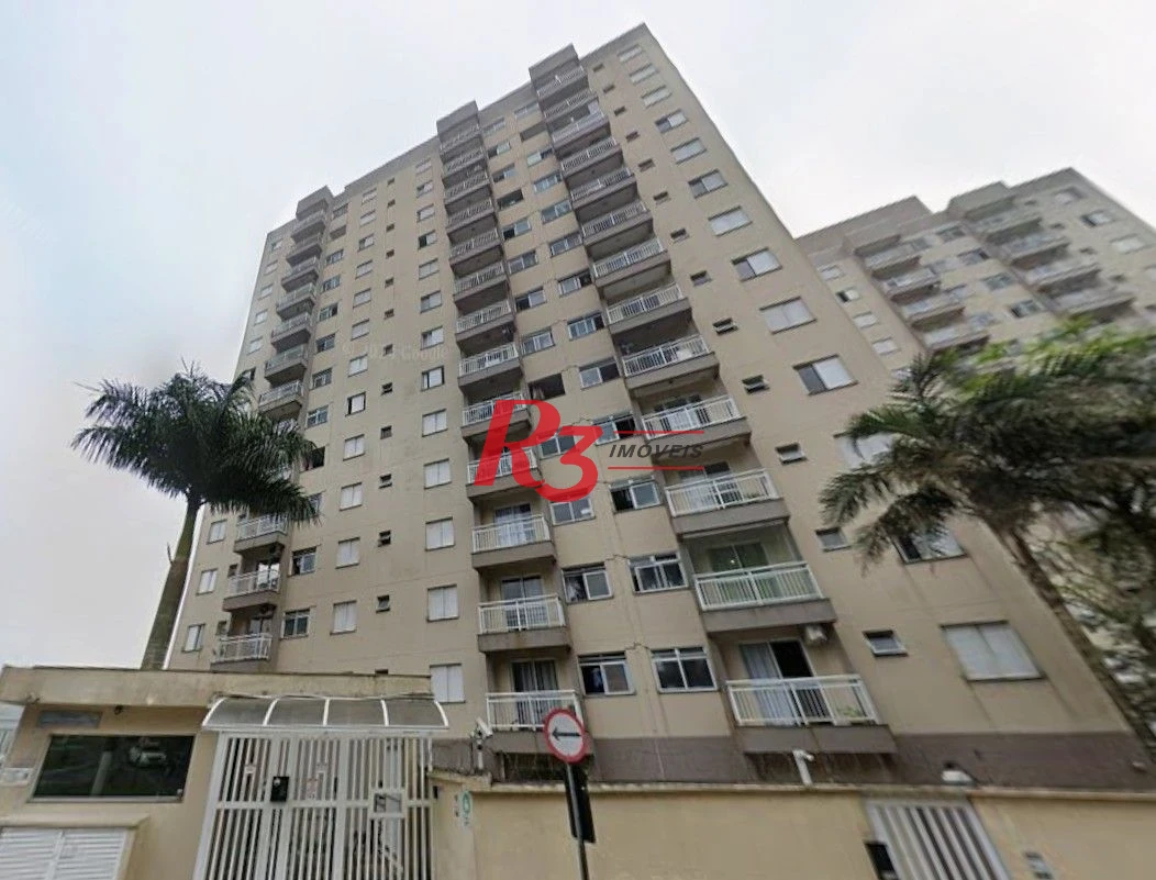 Apartamento com 2 dormitórios à venda, 56 m² por R$ 355.000,00 - Morro de Nova Cintra - Santos/SP