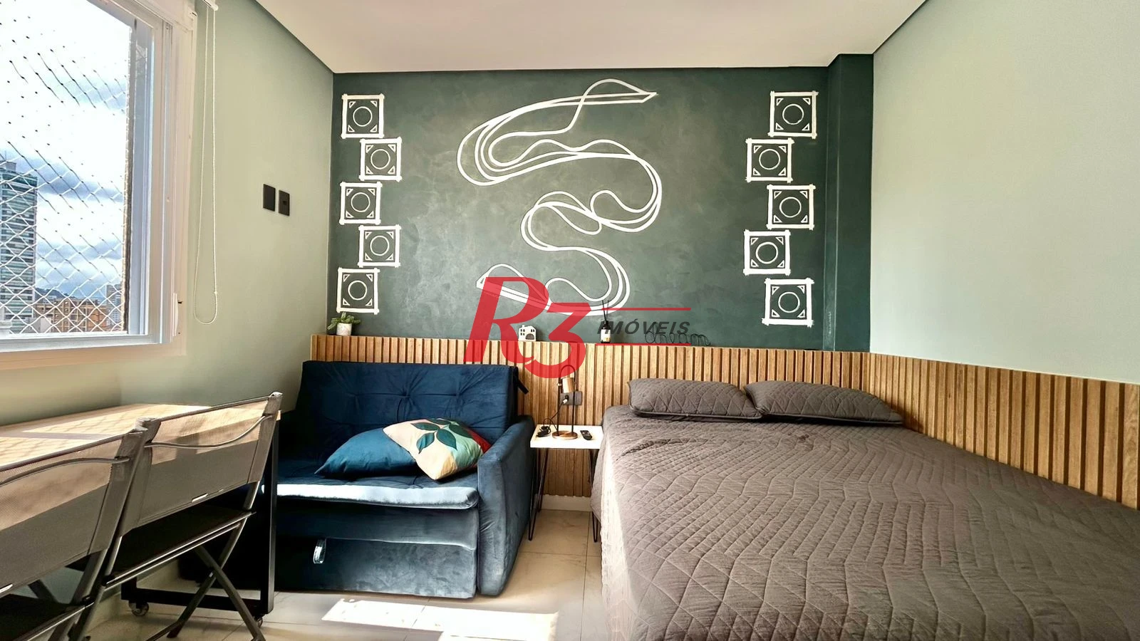 Kitnet com 1 dormitório à venda, 32 m² por R$ 335.000,00 - Boqueirão - Santos/SP