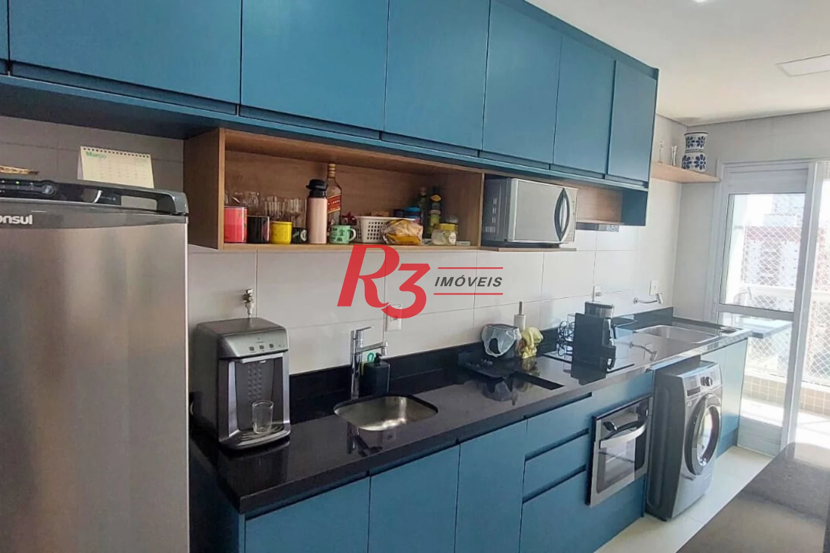 Apartamento com 1 dormitório à venda, 53 m² por R$ 740.000,00 - Boqueirão - Santos/SP