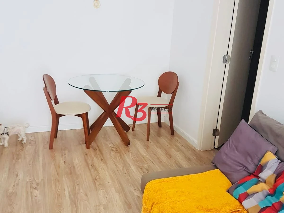 Apartamento com 1 dormitório para alugar, 48 m² por R$ 5.600,00/mês - Ponta da Praia - Santos/SP