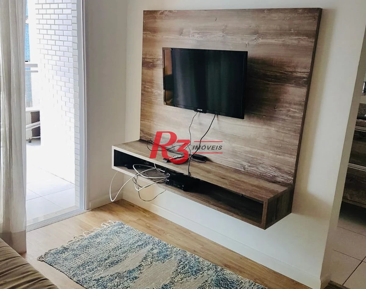 Apartamento com 1 dormitório para alugar, 48 m² por R$ 5.600,00/mês - Ponta da Praia - Santos/SP