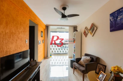 Apartamento com 2 dormitórios à venda, 86 m² por R$ 385.000,00 - Vila São Jorge - Santos/SP