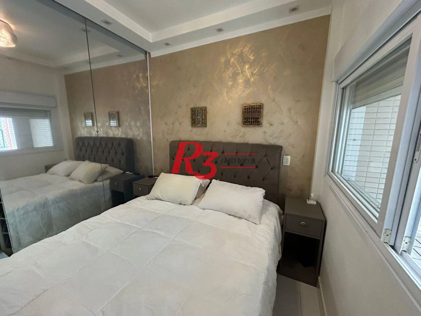 Apartamento Duplex com 1 dormitório à venda, 60 m² por R$ 882.000,00 - Gonzaga - Santos/SP