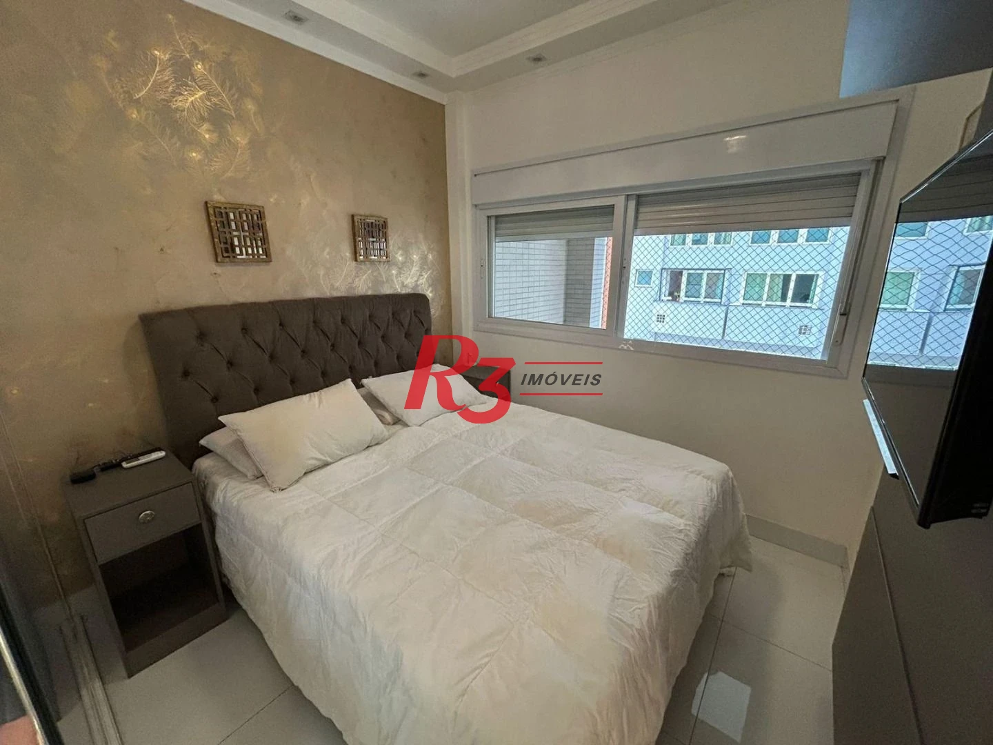 Apartamento Duplex com 1 dormitório à venda, 60 m² por R$ 882.000,00 - Gonzaga - Santos/SP