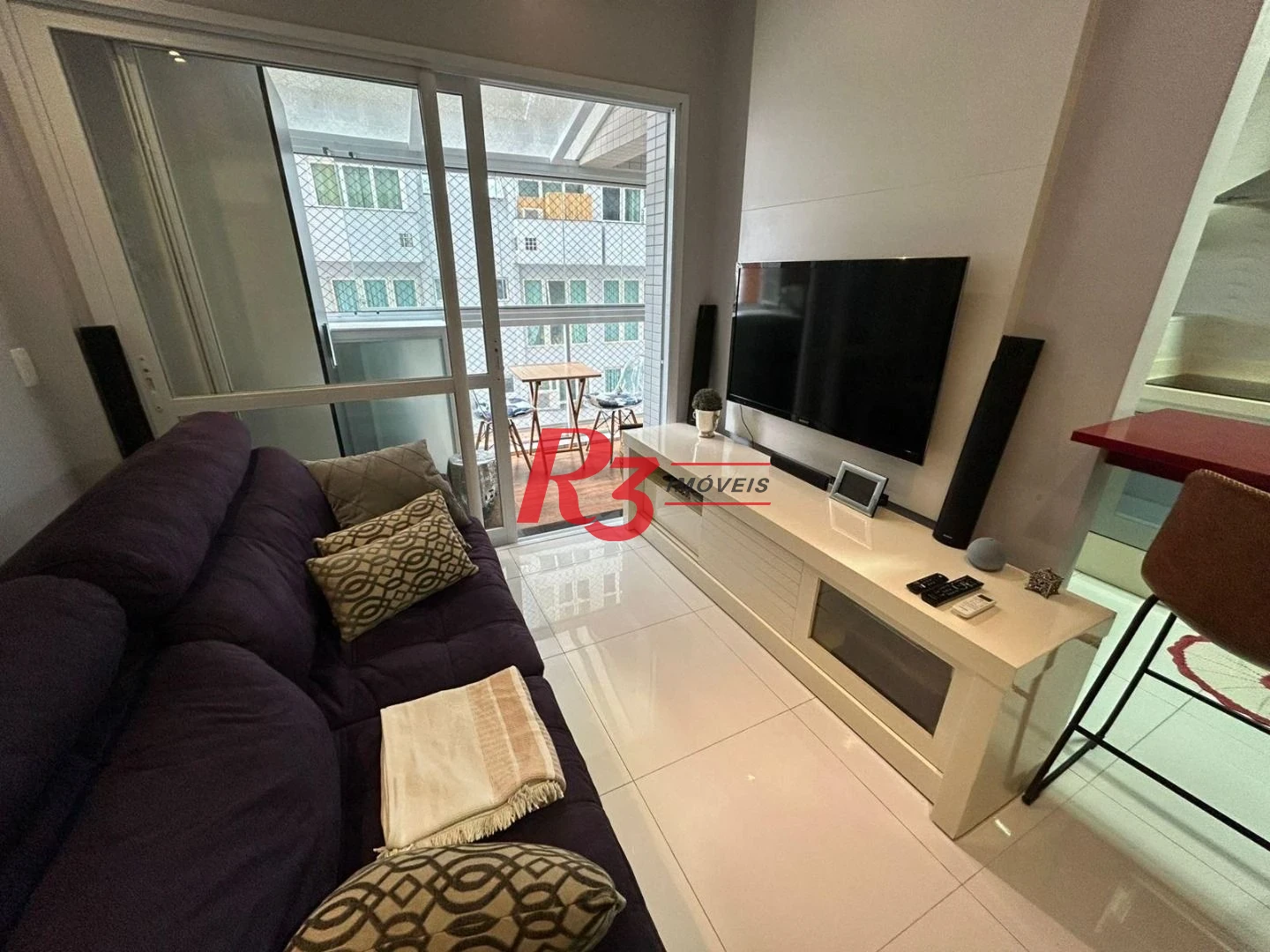 Apartamento Duplex com 1 dormitório à venda, 60 m² por R$ 882.000,00 - Gonzaga - Santos/SP