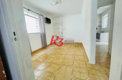 Apartamento com 2 dormitórios para alugar, 70 m² por R$ 3.100,00/mês - Gonzaga - Santos/SP