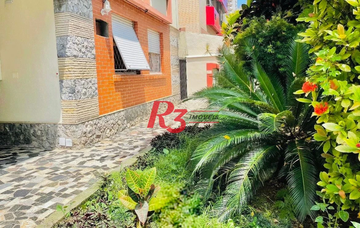 Apartamento com 2 dormitórios para alugar, 70 m² por R$ 3.100,00/mês - Gonzaga - Santos/SP