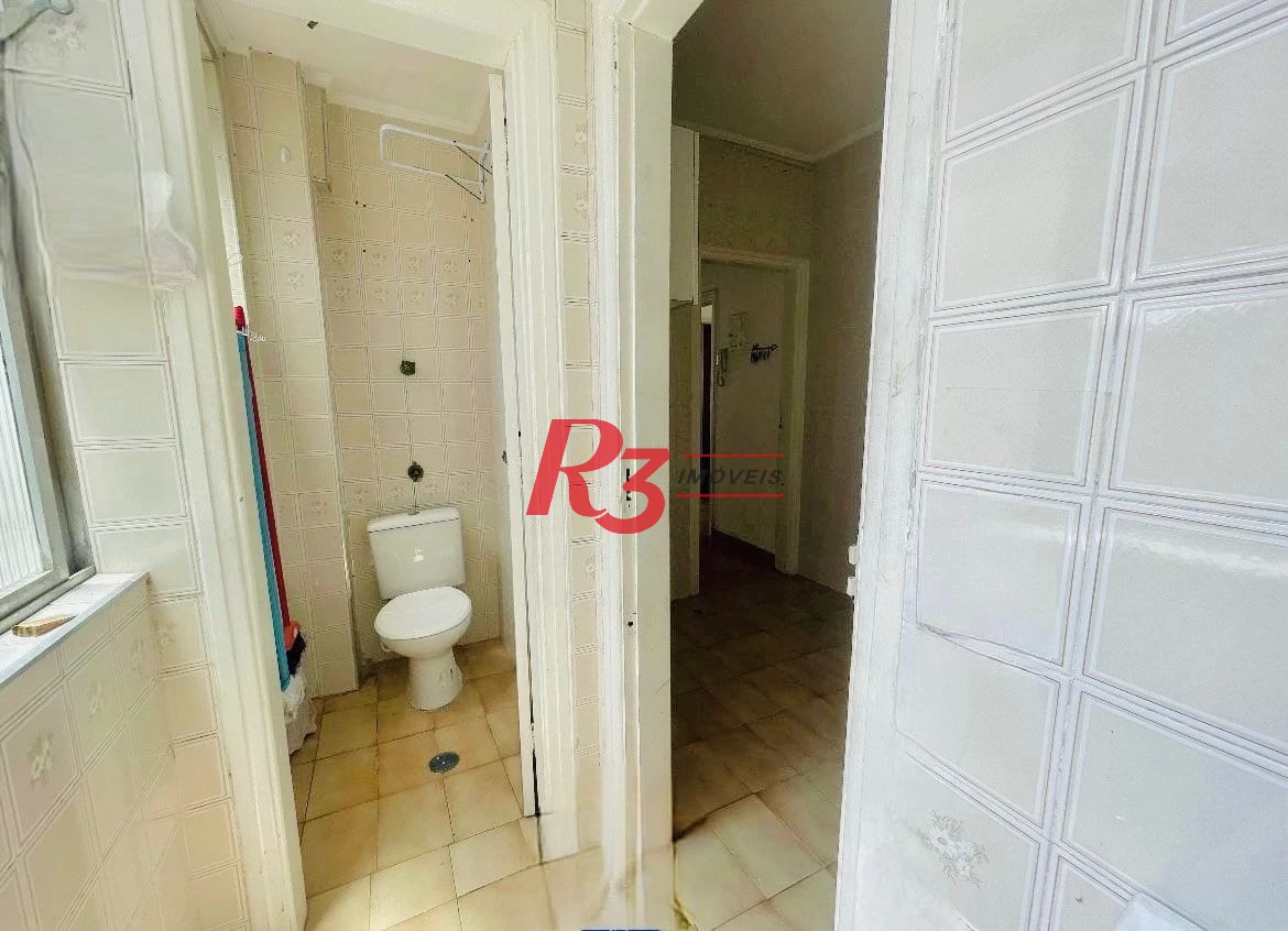 Apartamento com 2 dormitórios para alugar, 70 m² por R$ 3.100,00/mês - Gonzaga - Santos/SP