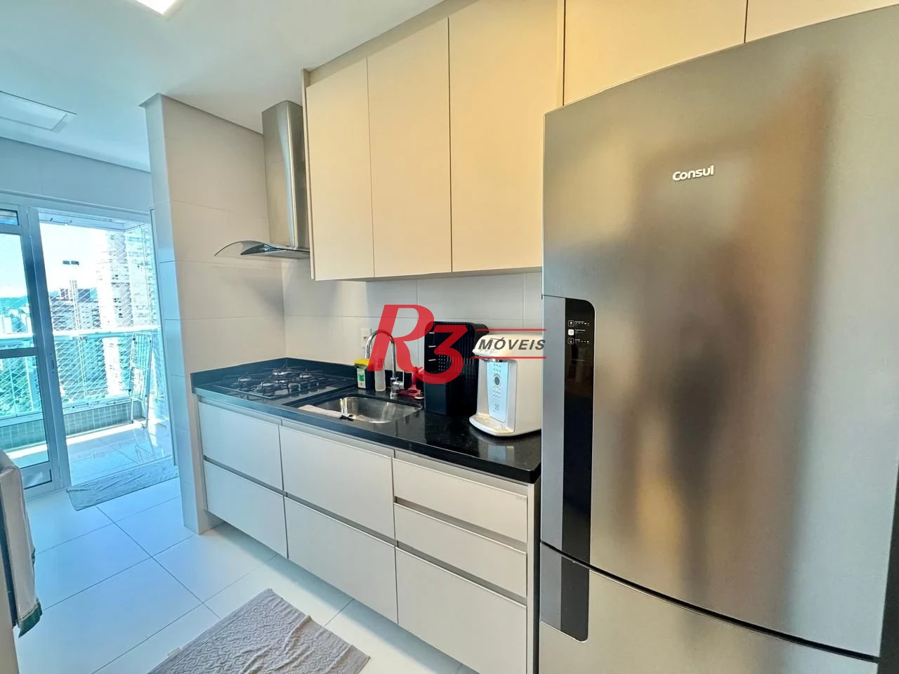 Apartamento com 2 dormitórios para alugar, 74 m² por R$ 7.000,00/mês - Gonzaga - Santos/SP