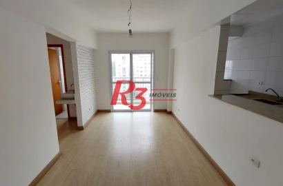 Apartamento com 2 dormitórios à venda, 52 m² por R$ 400.000,00 - José Menino - Santos/SP