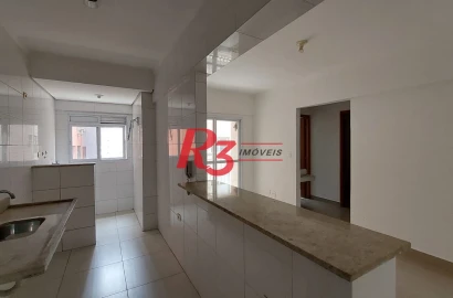 Apartamento com 2 dormitórios à venda, 52 m² por R$ 380.000,00 - José Menino - Santos/SP