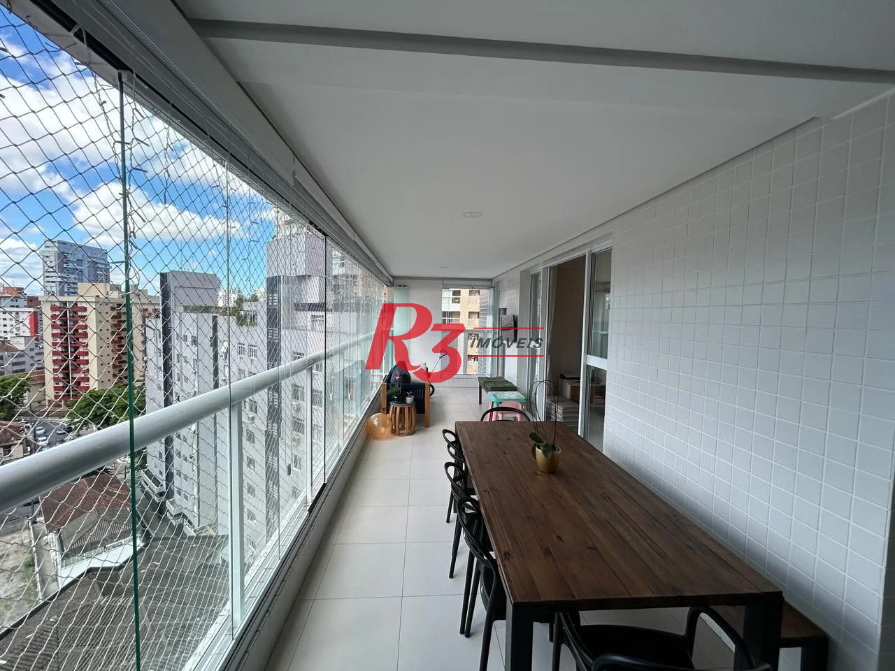 Apartamento para alugar, 108 m² por R$ 8.750,00/mês - Gonzaga - Santos/SP