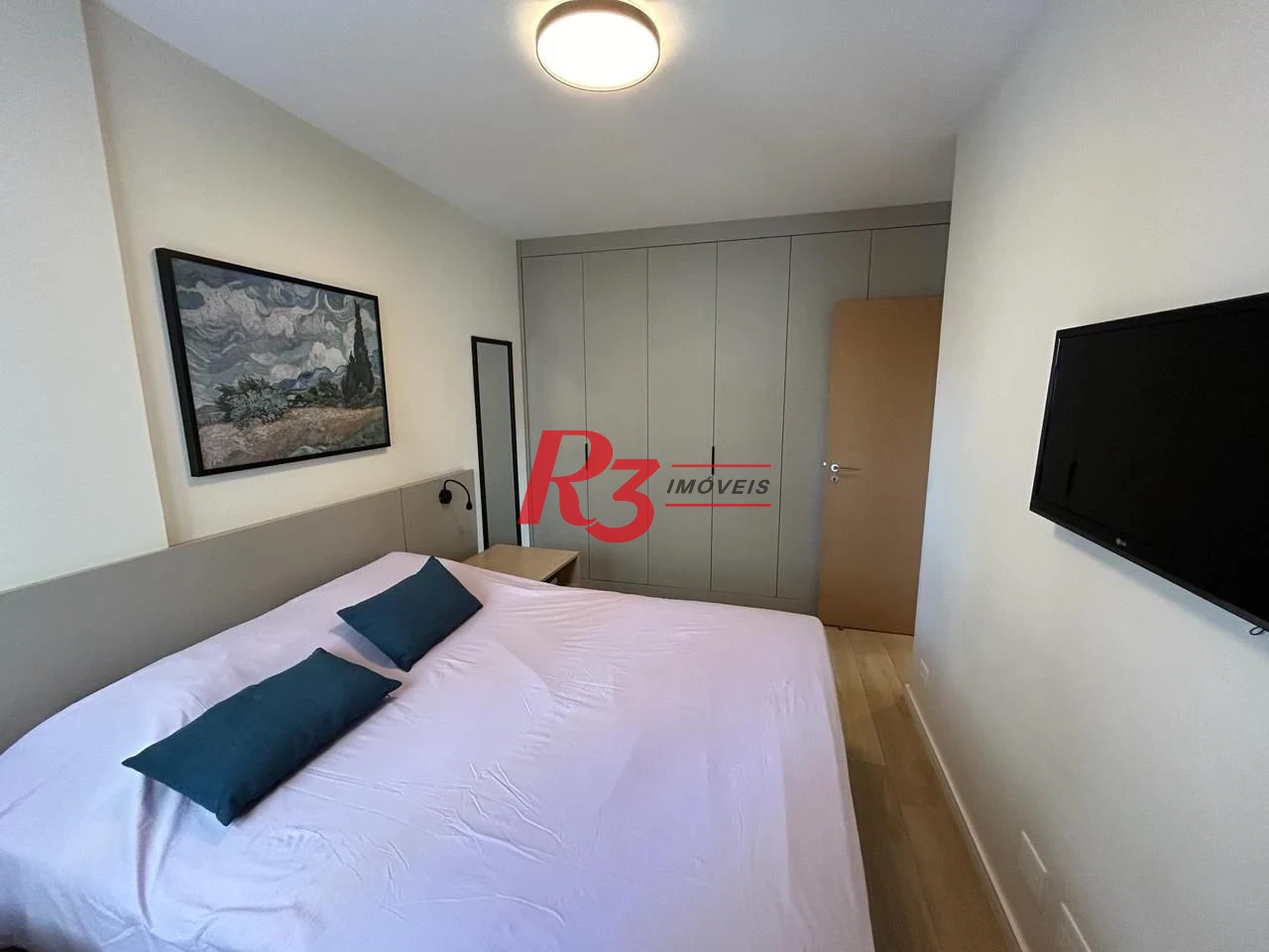 Apartamento para alugar, 108 m² por R$ 8.750,00/mês - Gonzaga - Santos/SP