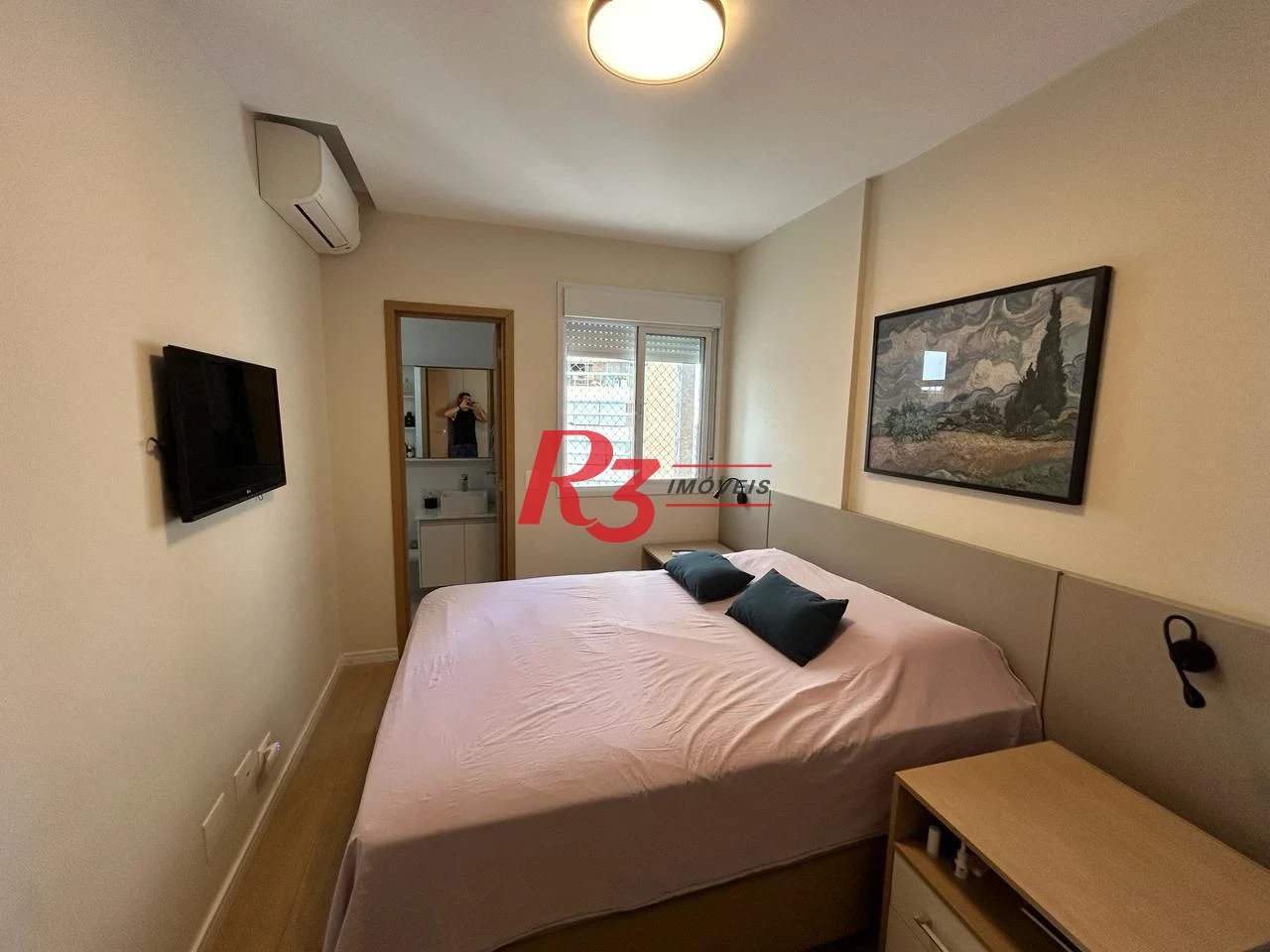 Apartamento para alugar, 108 m² por R$ 8.750,00/mês - Gonzaga - Santos/SP