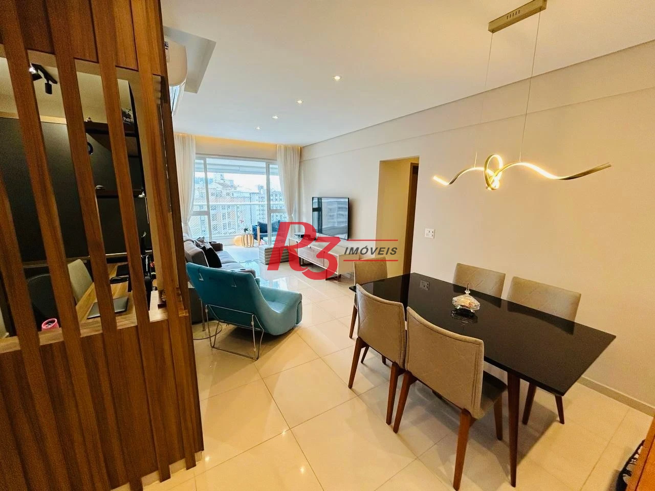 Apartamento para alugar, 108 m² por R$ 8.750,00/mês - Gonzaga - Santos/SP
