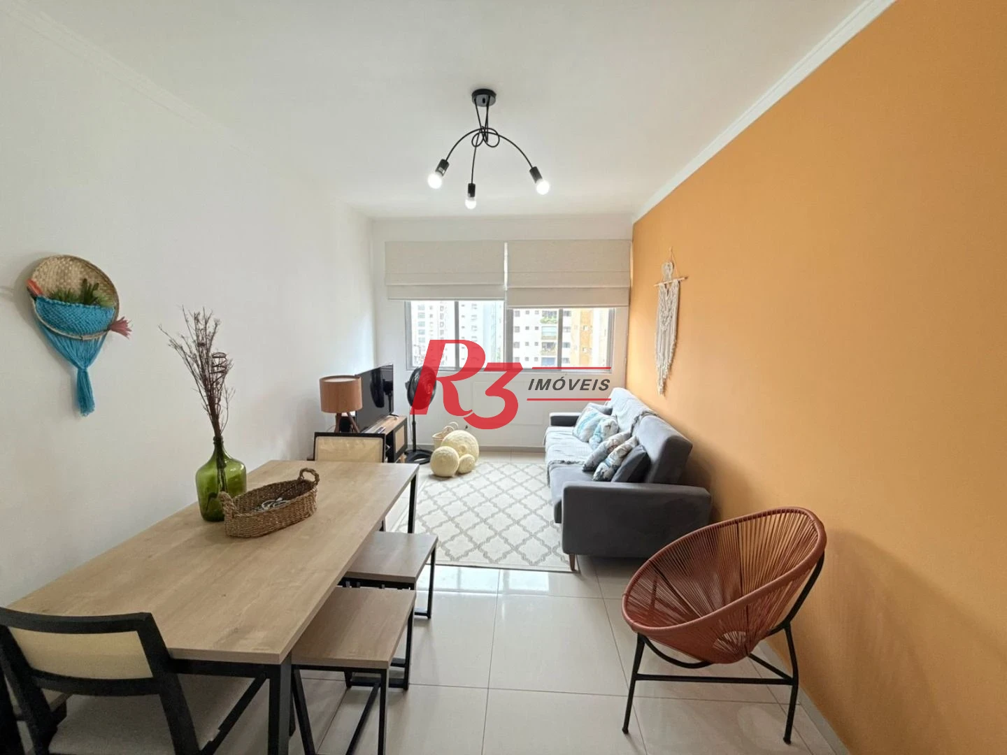 Apartamento com 1 dormitório à venda, 60 m² por R$ 600.000,00 - Gonzaga - Santos/SP