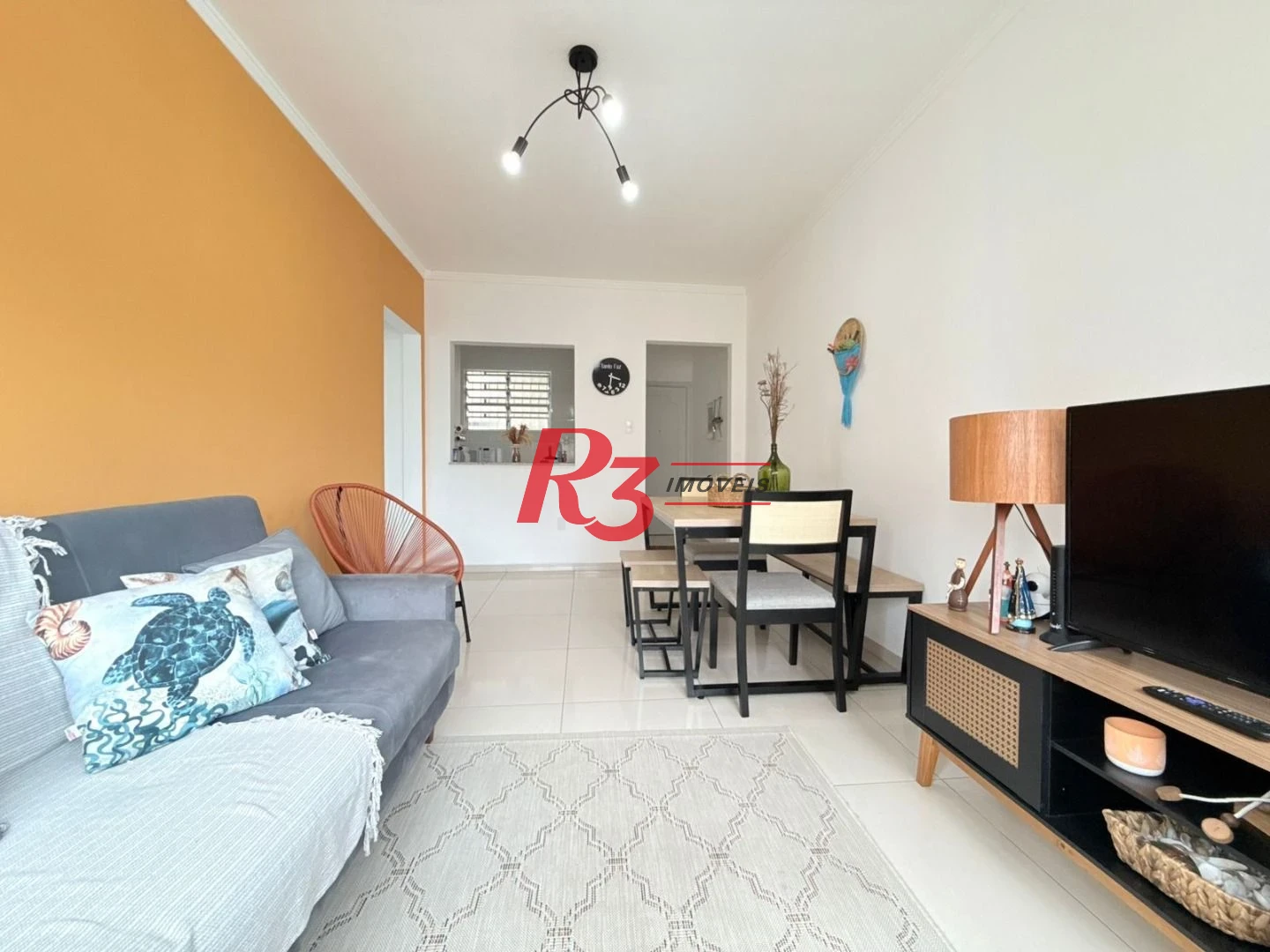 Apartamento com 1 dormitório à venda, 60 m² por R$ 600.000,00 - Gonzaga - Santos/SP