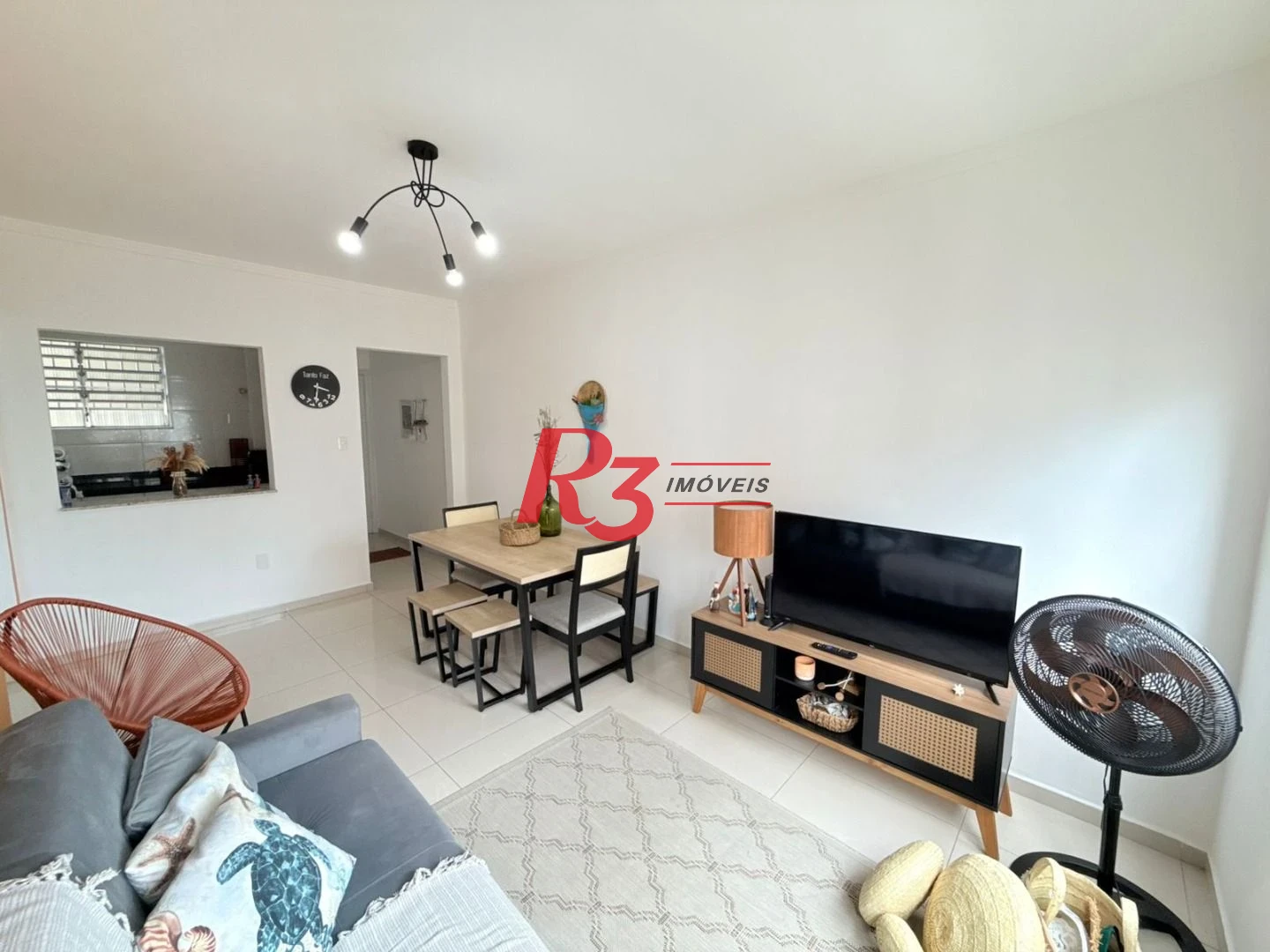 Apartamento com 1 dormitório à venda, 60 m² por R$ 600.000,00 - Gonzaga - Santos/SP