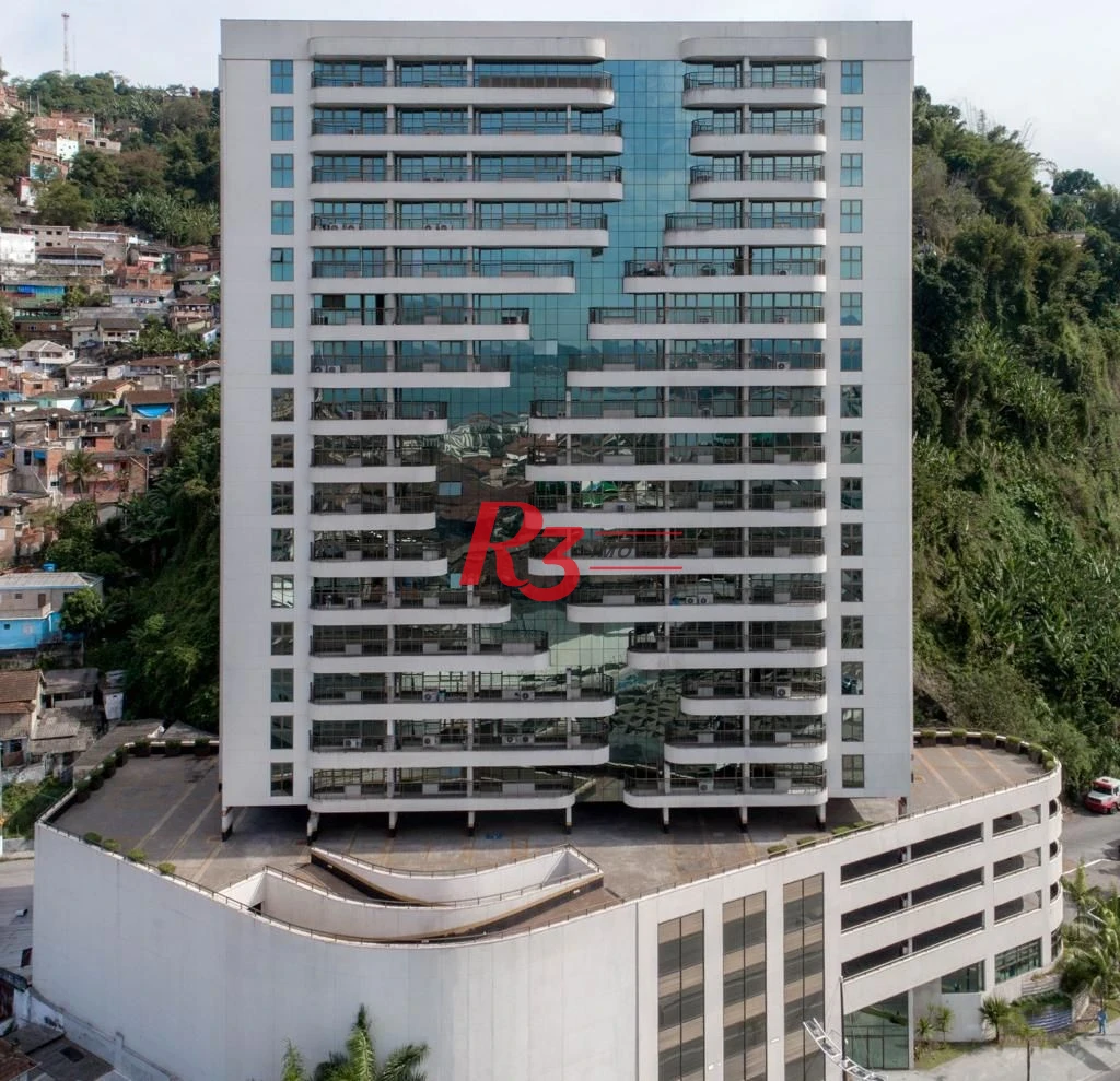 Sala para alugar, 51 m² por R$ 3.500,00/mês - Valongo - Santos/SP