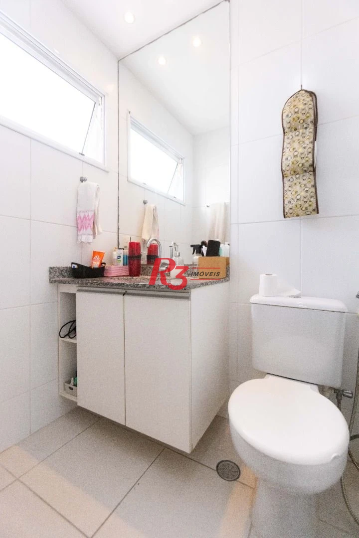 Apartamento com 2 dormitórios à venda, 64 m² por R$ 640.000,00 - Estuário - Santos/SP