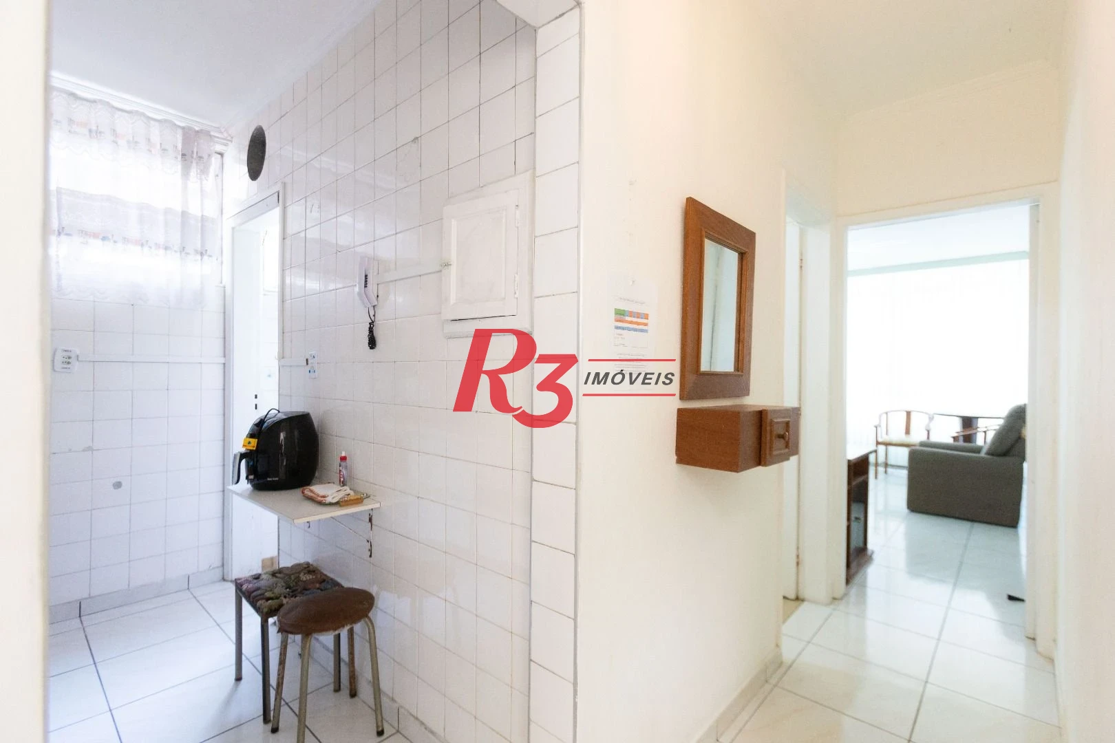 Kitnet com 1 dormitório à venda, 48 m² por R$ 340.000,00 - Aparecida - Santos/SP