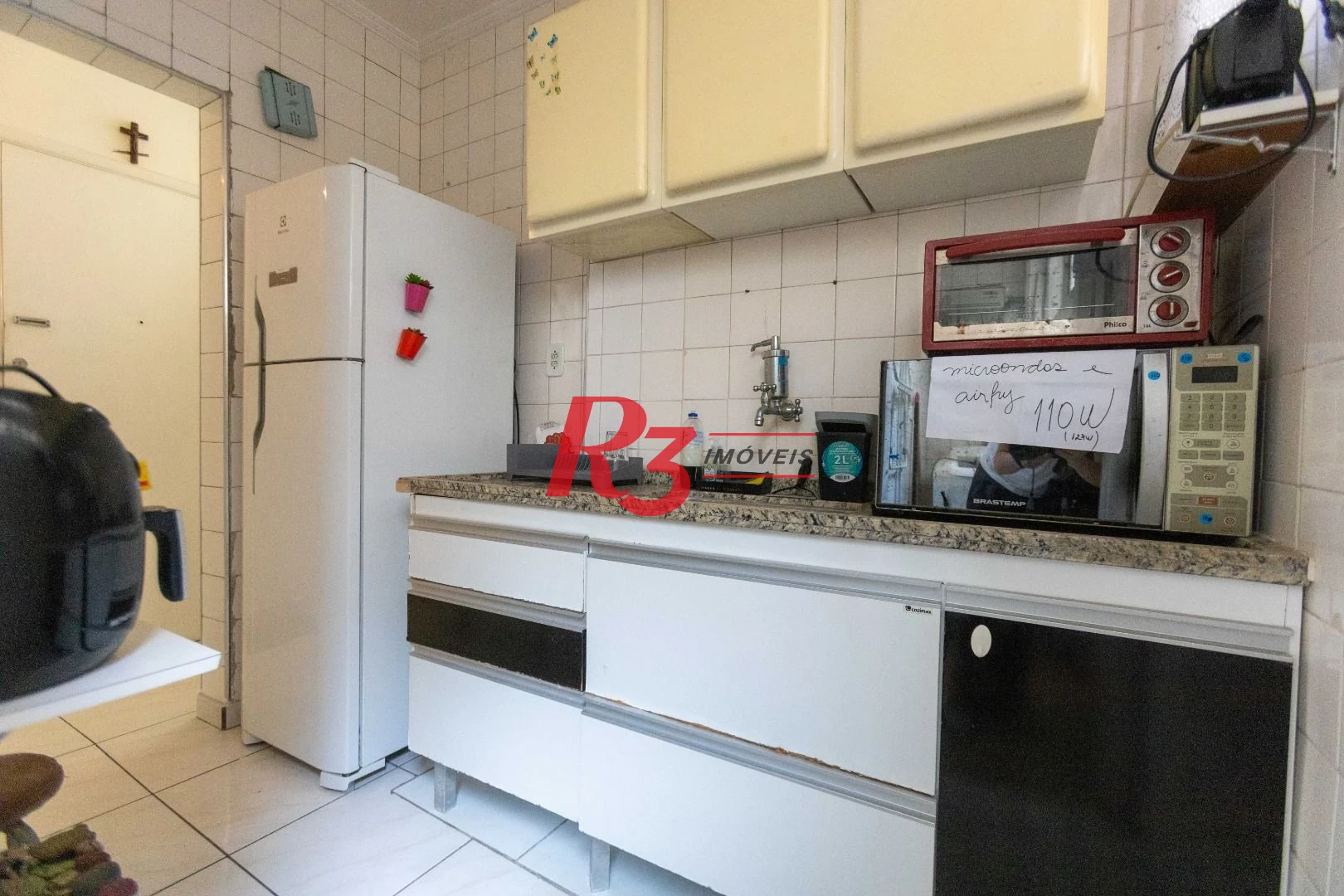 Kitnet com 1 dormitório à venda, 48 m² por R$ 340.000,00 - Aparecida - Santos/SP