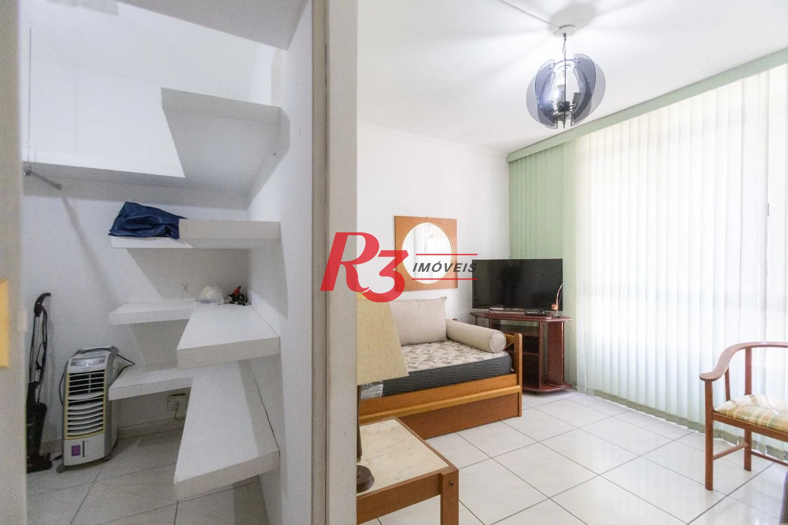 Kitnet com 1 dormitório à venda, 48 m² por R$ 340.000,00 - Aparecida - Santos/SP