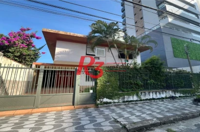 Sobrado com 5 dormitórios para alugar, 132 m² por R$ 10.670,00/mês - Ponta da Praia - Santos/SP