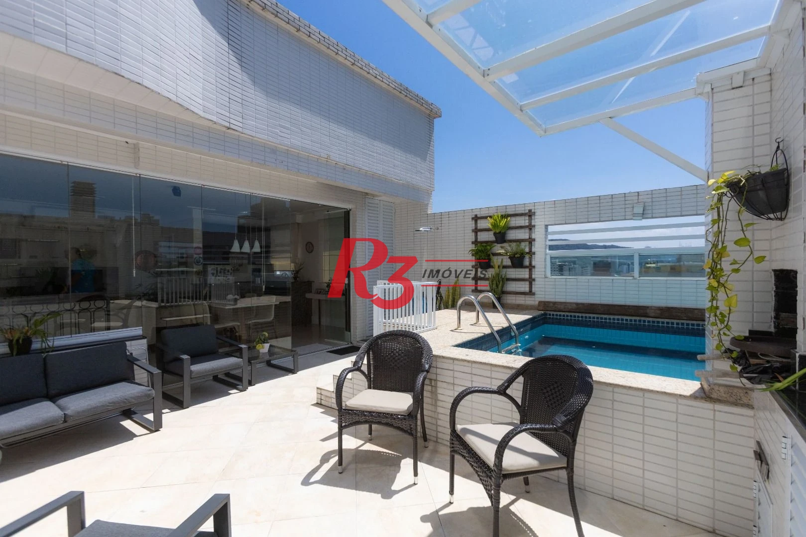 Apartamento Duplex com 2 dormitórios à venda, 175 m² por R$ 1.490.000,00 - Pompéia - Santos/SP