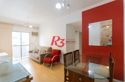 Apartamento com 2 dormitórios à venda, 68 m² por R$ 600.000,00 - Boqueirão - Santos/SP