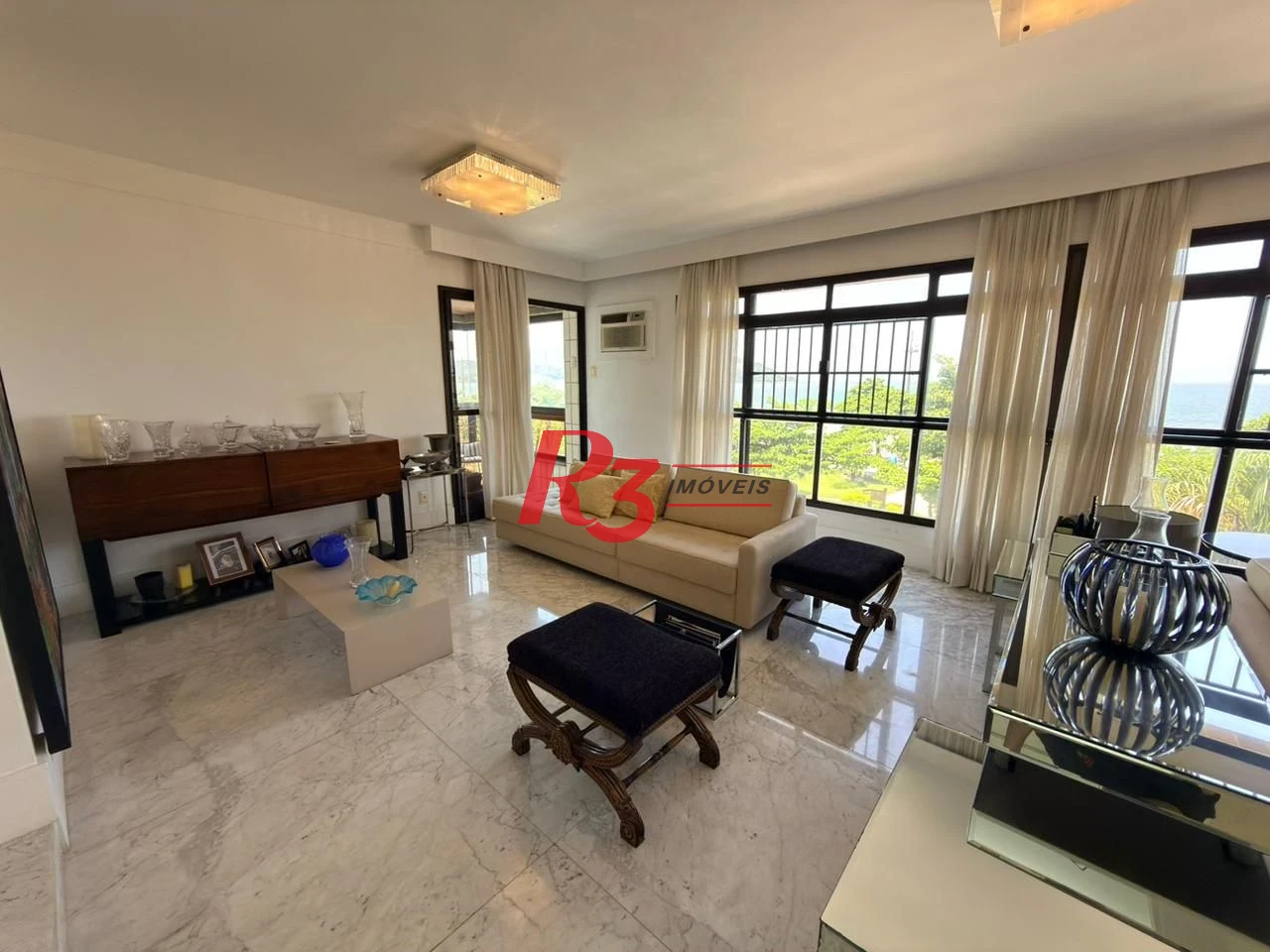 Apartamento com 4 dormitórios à venda, 245 m² por R$ 3.800.000,00 - Aparecida - Santos/SP