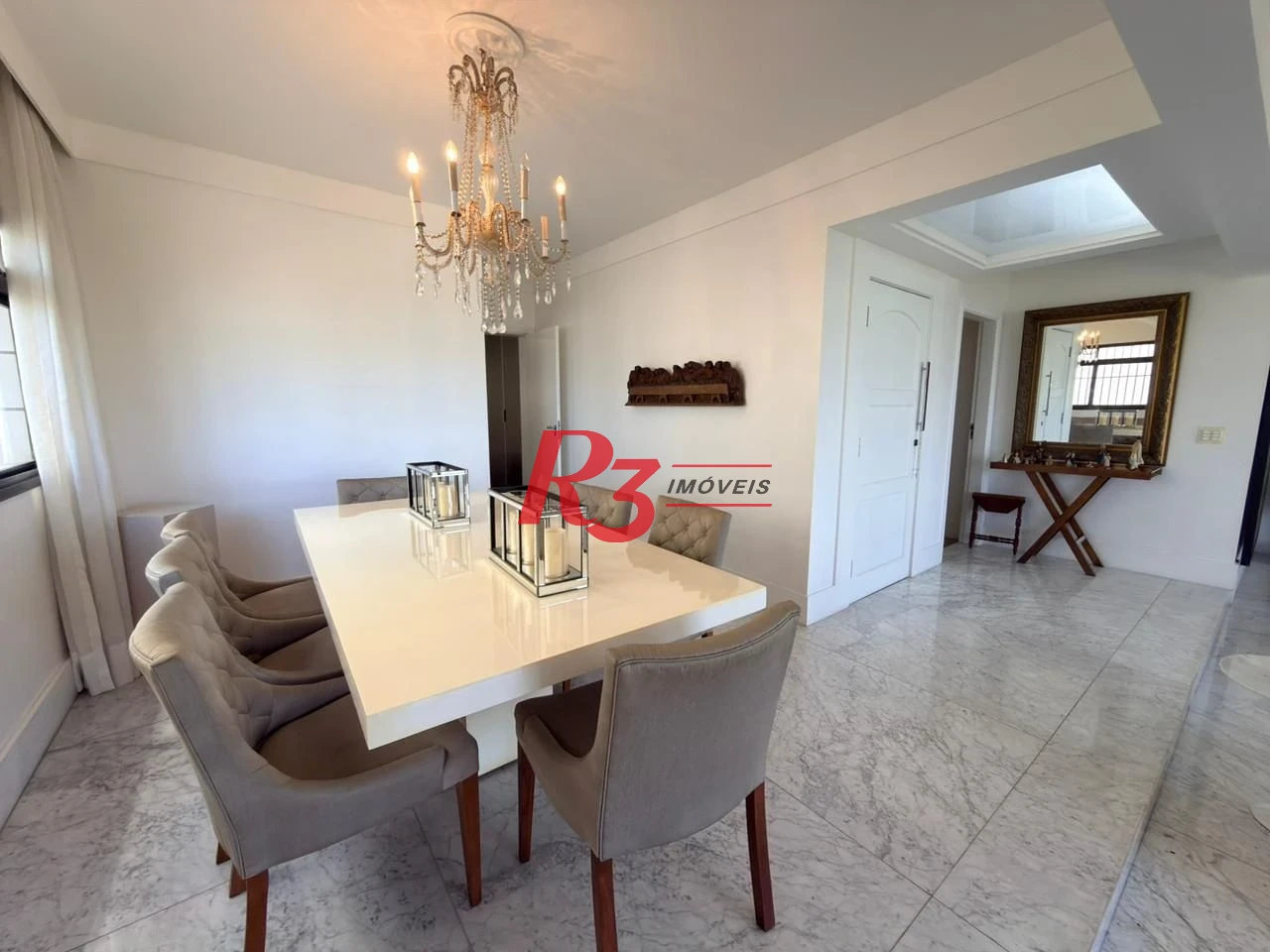 Apartamento com 4 dormitórios à venda, 245 m² por R$ 3.800.000,00 - Aparecida - Santos/SP