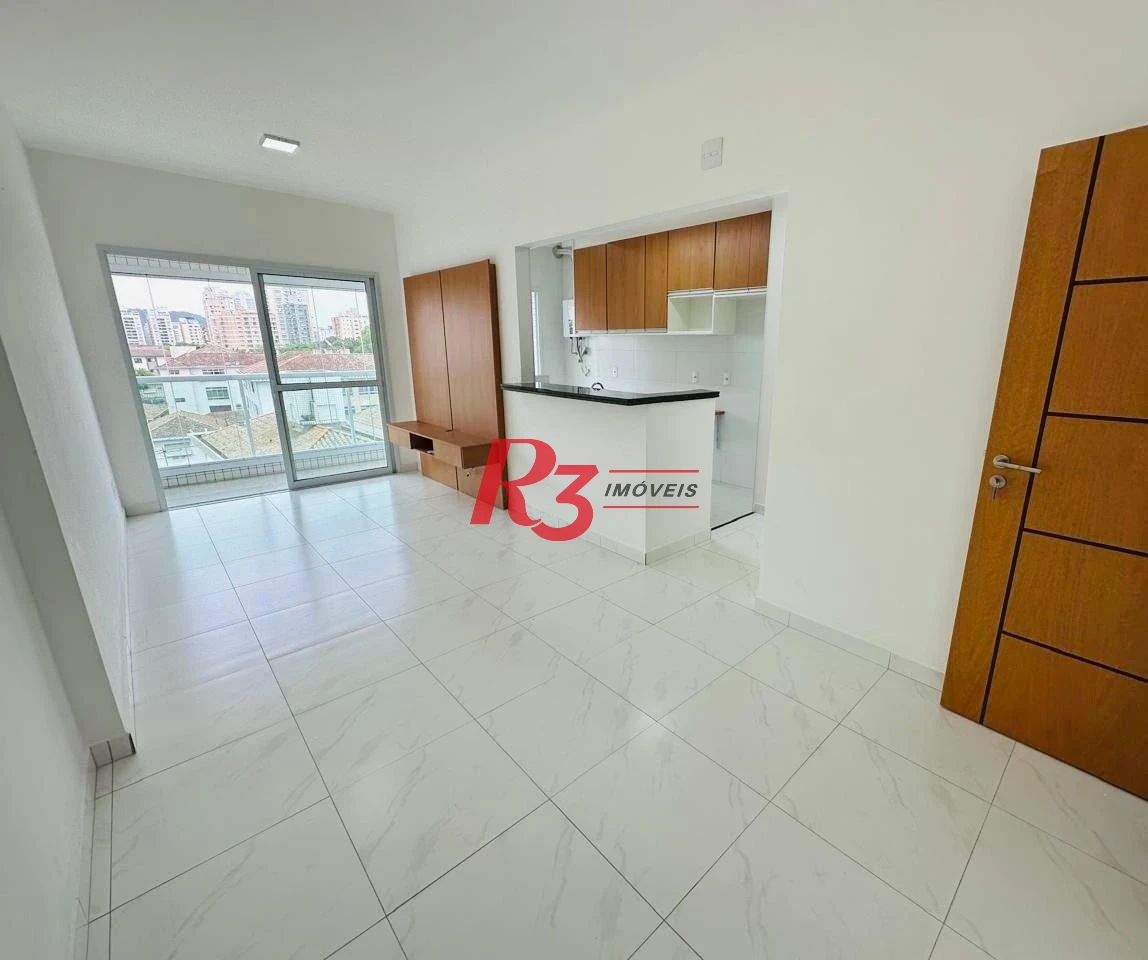 Apartamento com 2 dormitórios para alugar, 73 m² por R$ 4.500,02/mês - Ponta da Praia - Santos/SP