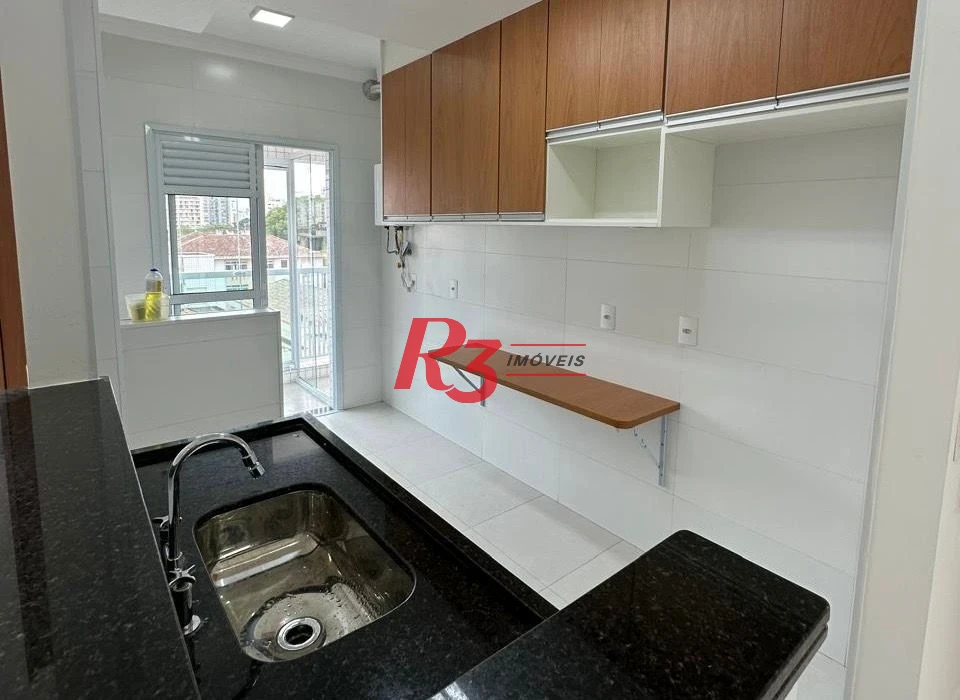 Apartamento com 2 dormitórios para alugar, 73 m² por R$ 4.500,02/mês - Ponta da Praia - Santos/SP