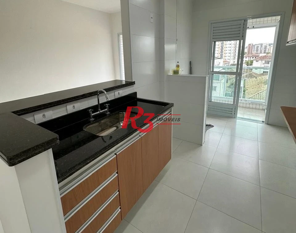 Apartamento com 2 dormitórios para alugar, 73 m² por R$ 4.500,02/mês - Ponta da Praia - Santos/SP