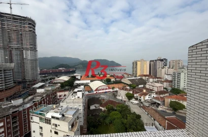 Cobertura com 3 dormitórios à venda, 110 m² por R$ 1.330.000,00 - Ponta da Praia - Santos/SP