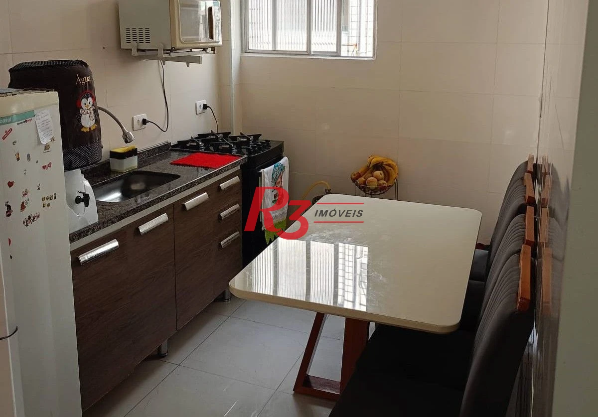 Apartamento com 2 dormitórios à venda, 45 m² por R$ 300.000,00 - Aparecida - Santos/SP