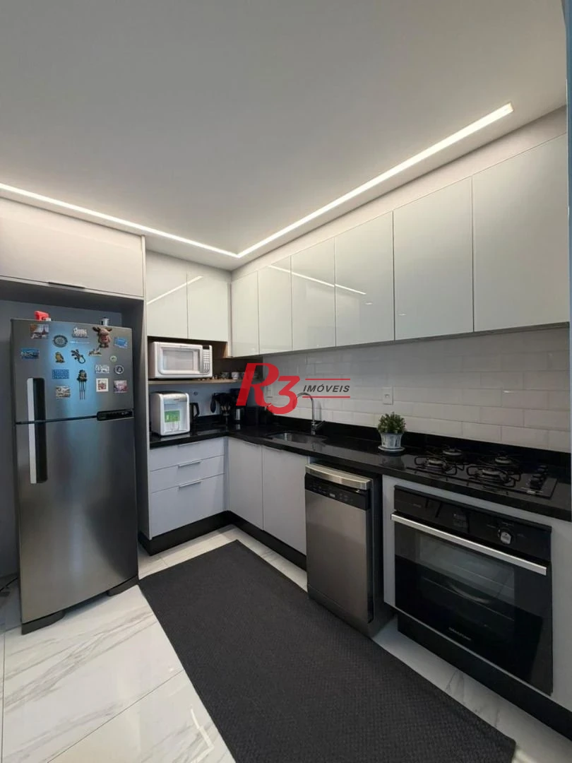 Apartamento com 3 dormitórios à venda, 134 m² por R$ 2.670.000,00 - Boqueirão - Santos/SP